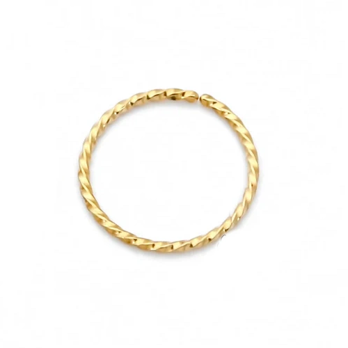 Piercing Argola de Torção Modelo 11 Gold